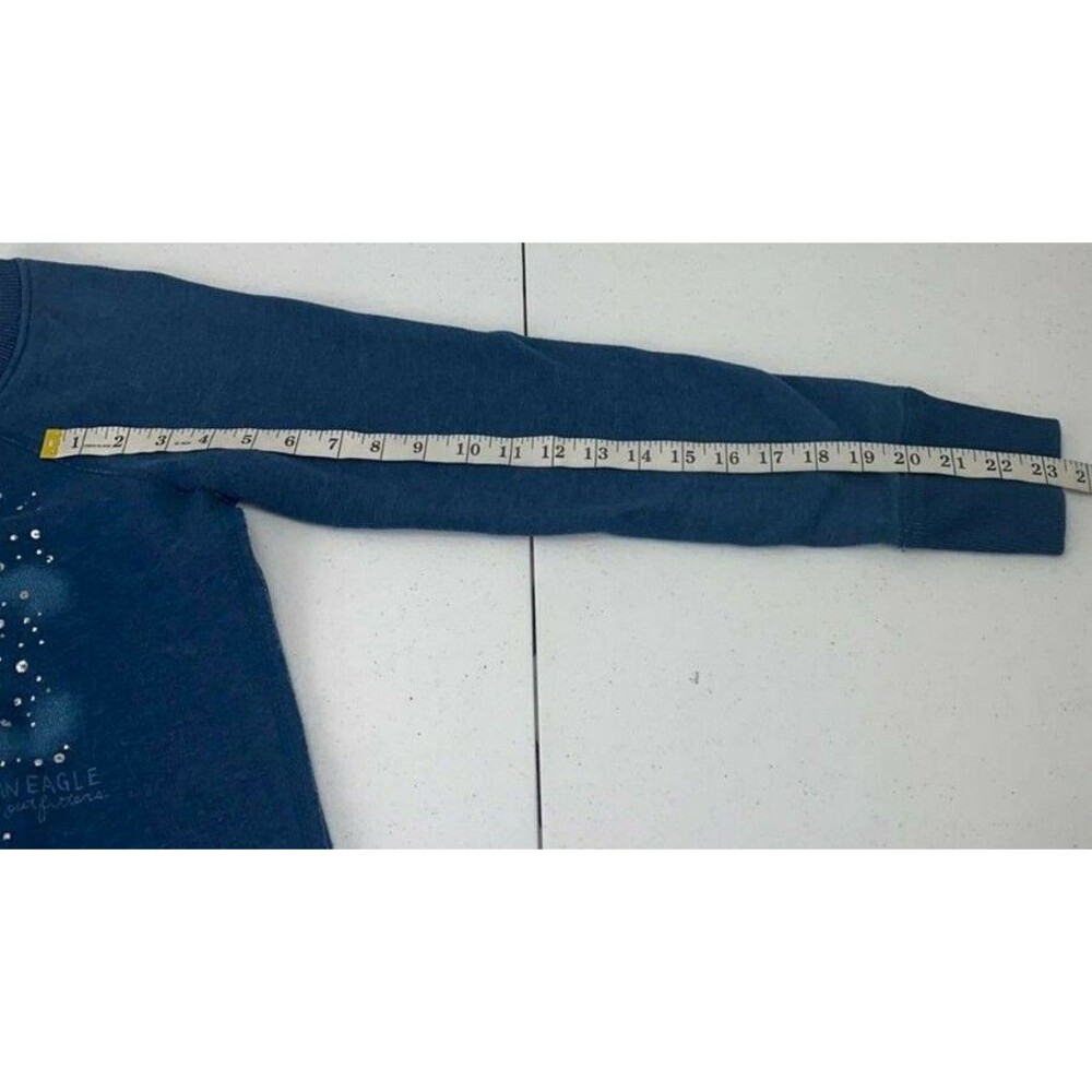 American Eagle Outfitters M/M NYC The Big Apple Exclusive Rhinestone Sweatshirt - Picture 6 of 8